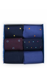 Ciocca 6-PACK ELEGANT GIFT BOX - Calzettoni - pois assortment
