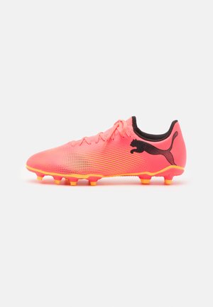 FUTURE 7 PLAY FG/AG - Football boots artificial grass - sunset glow/black/sun stream
