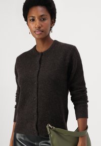 Samsøe Samsøe CARDIGAN - Cardigan - chocolate torte