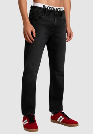 Jeans a sigaretta - nero denim