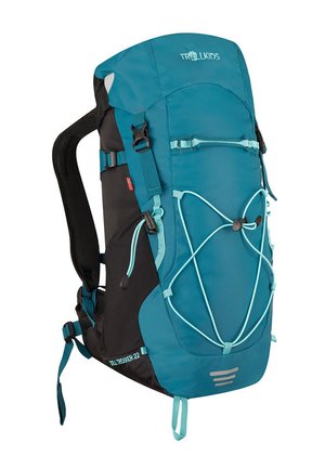 FJELL TREKKER 22 - Hiking rucksack - dark marine black arctic blue