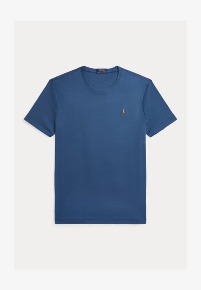 Polo Ralph Lauren CUSTOM SLIM FIT SOFT COTTON T-SHIRT - Camiseta básica - clancy blue