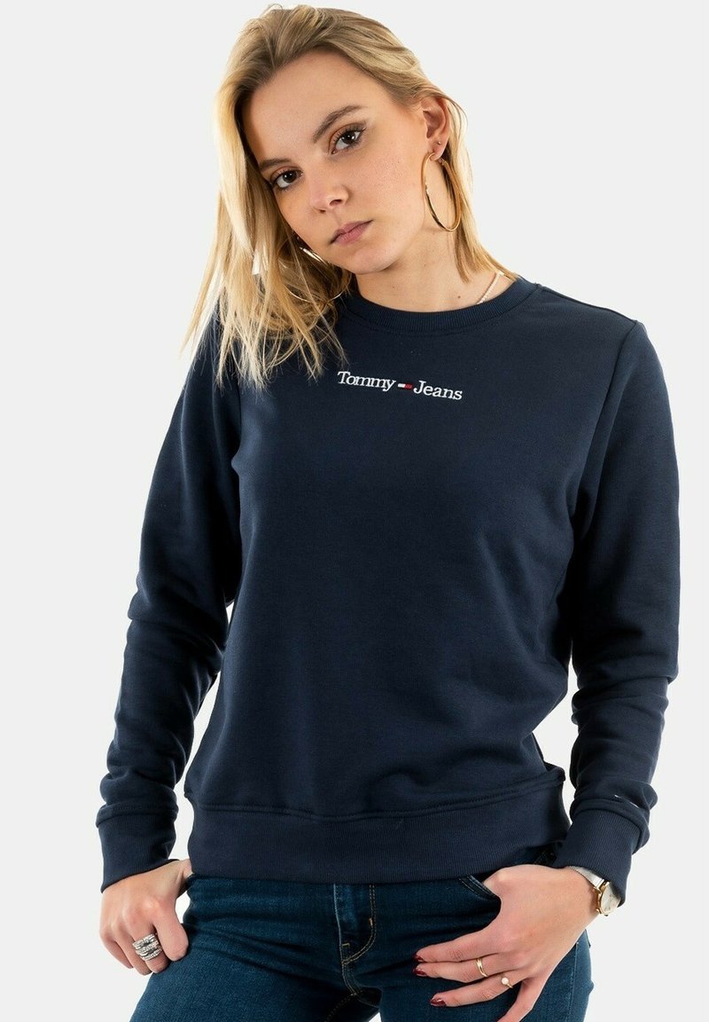 Tommy Hilfiger Blue Cotton Women Sweatshirt main image 0