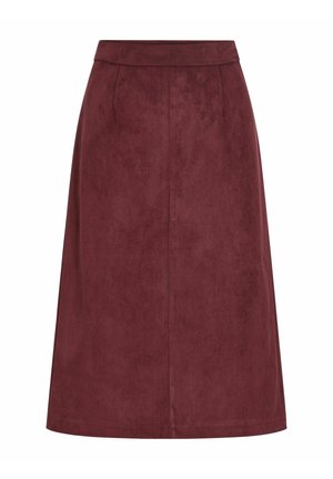 VILA, MIDI SKIRT VIZINNA HIGH WAIST - Jupe trapèze - port royale