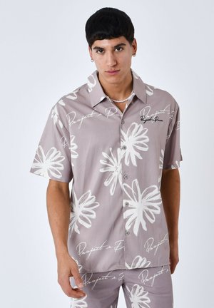 Project X Paris ALL OVER ESQUISSE FLEURIE - Camicia - taupe