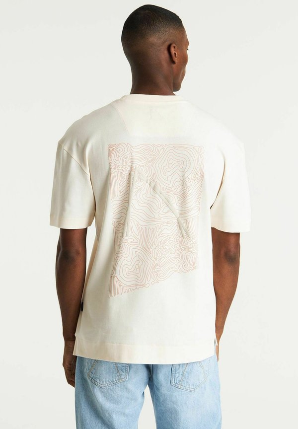 SWIRL - T-Shirt print - beige
