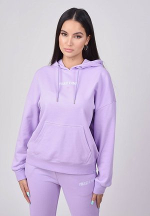 Project X Paris BASIC BRODERIE LOGO - Hoodie - mauve