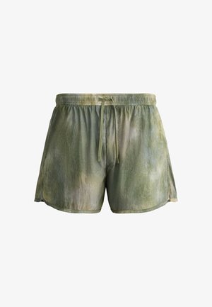 OYSHO, PRINTED MID RISE 2-IN-1 TECHNICAL SHORTS - Short - khaki