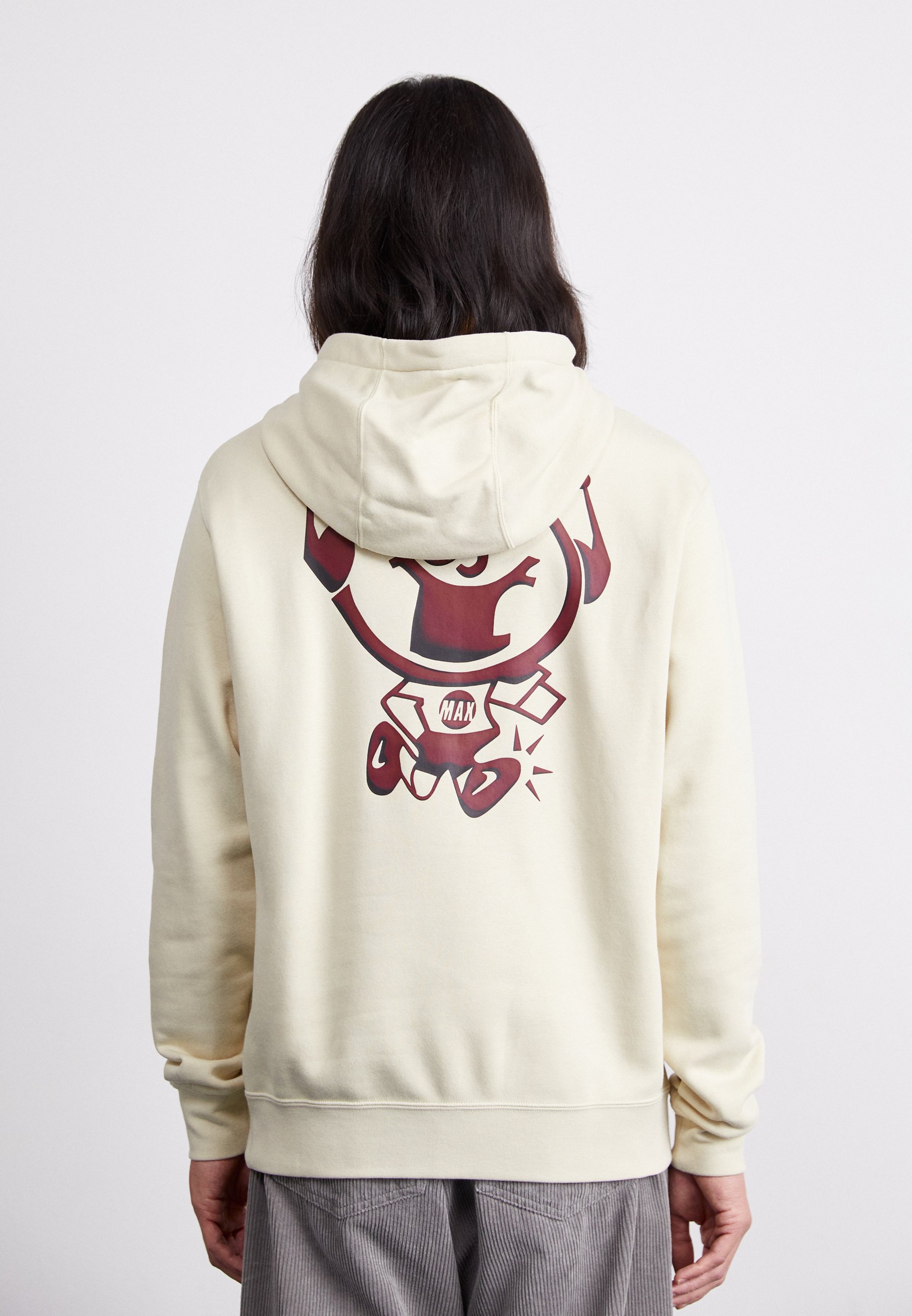 nike club hoodie cream