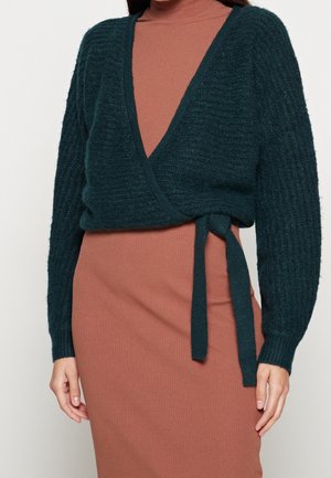 Even&Odd Strickjacke - dark green