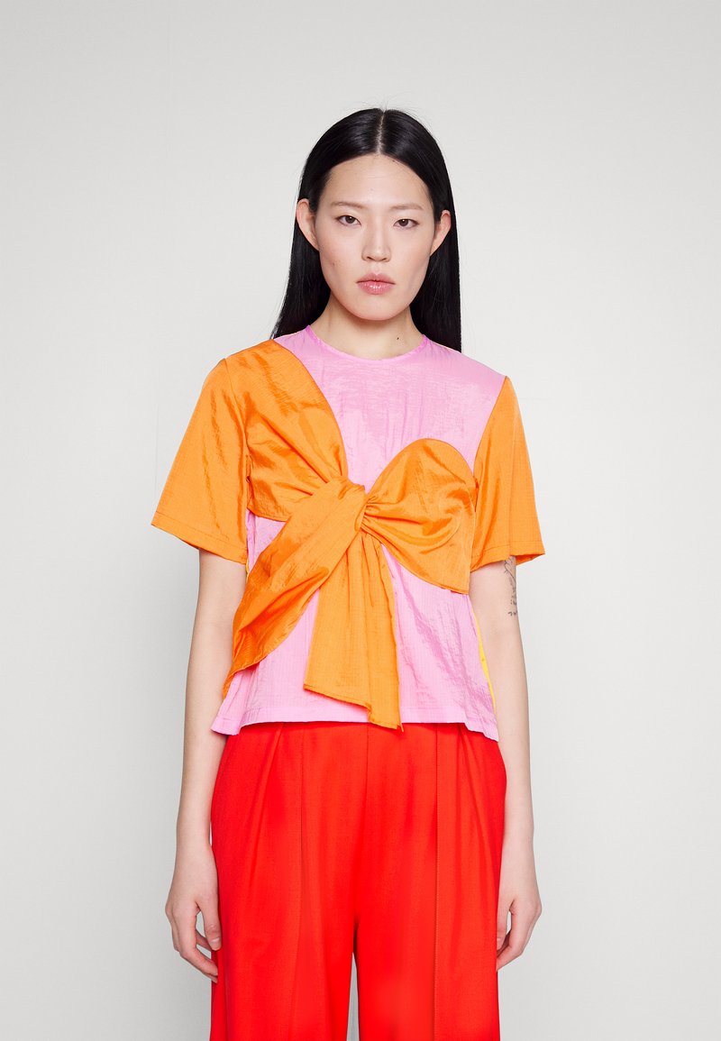 Brogger EXCLUSIVE LIZZIE Bluză pink/orange/sunyellow/portocaliu