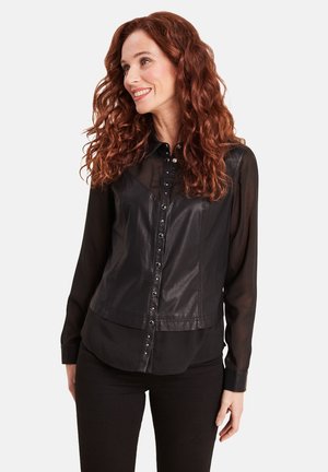 Overhemdblouse - noir