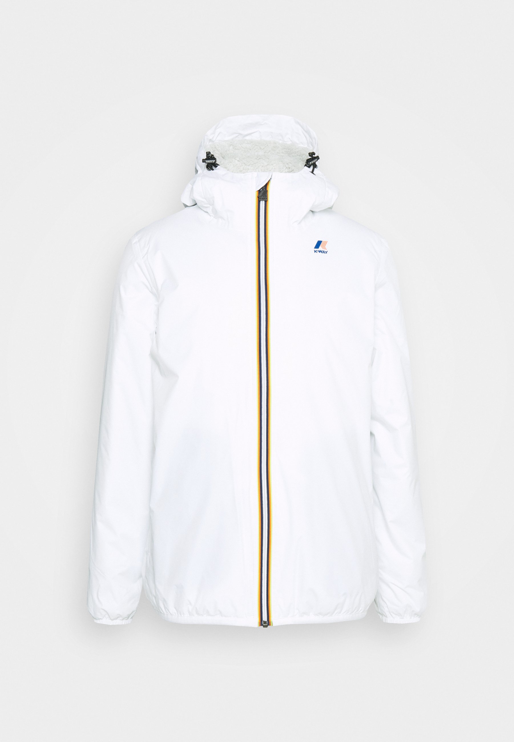 white k way jacket