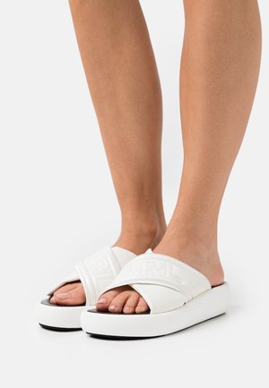 LAGUNA STRAP SLIDE - Pantolette flach - white