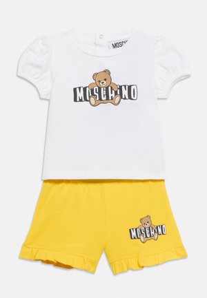 MOSCHINO SET - Majica kratkih rukava s printom - white/yellow
