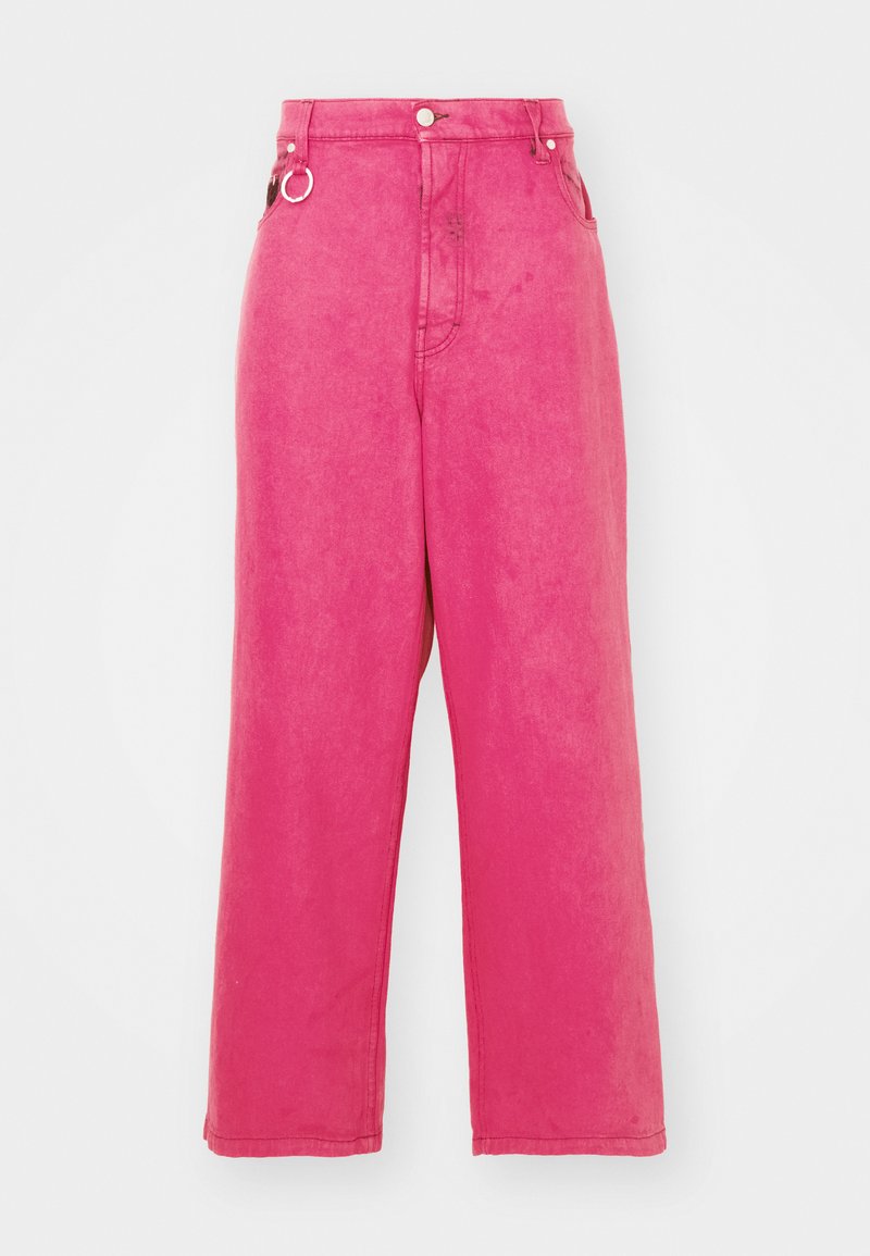 Études Relaxed fit jeans donkerroze