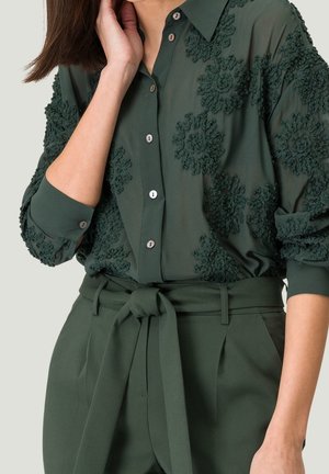 Overhemdblouse - olive