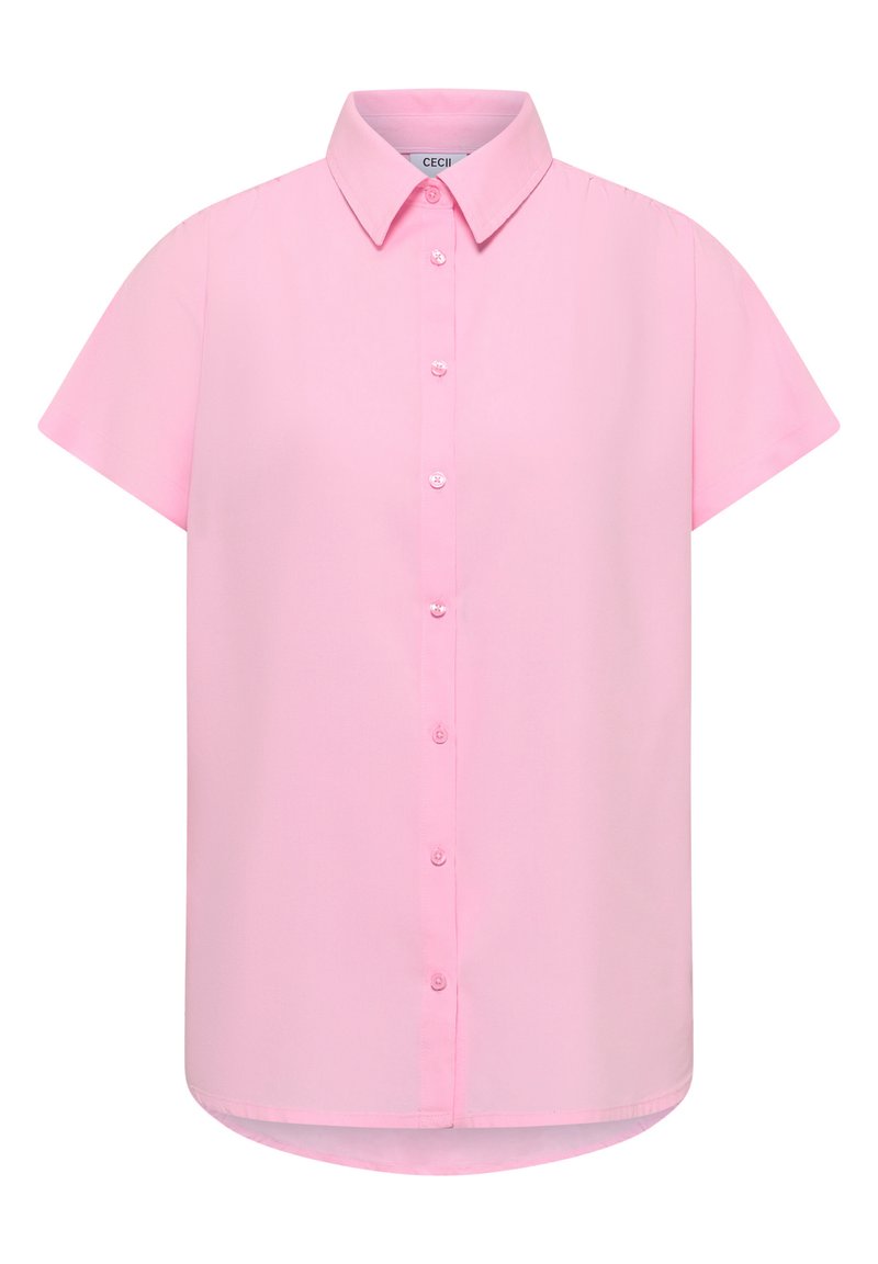 Cecil BASIC BLOUSE WITH SHIRT COLLAR IN A SOLID COLOR - Button-down ...
