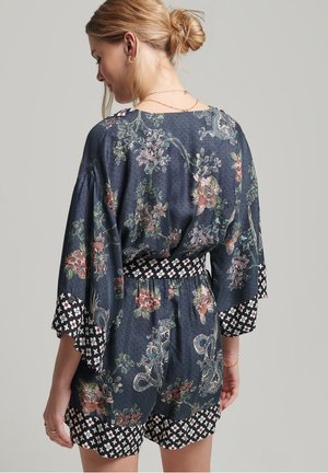 VINTAGE - Mono - dragon blossom navy