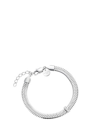 LARGE SNAKE WITH CRYSTALS - Bracciale - silver-coloured