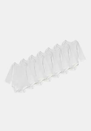 7 PACK PURE COTTON LONG SLEEVE - Body / Bodystocking - white