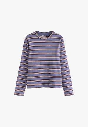 Next, PETITE FIT - LONG SLEEVE STRIPE CREW NECK T-SHIRT - Long sleeved top - blue stripe