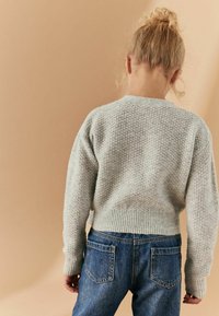 Next BALLET STYLE FRONT TIE REGULAR FIT - Striktrøje - grey
