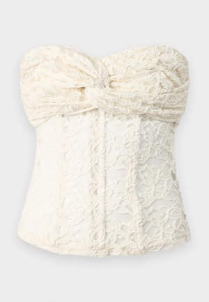 ROKH TWISTED CORSET - Topp - ivory