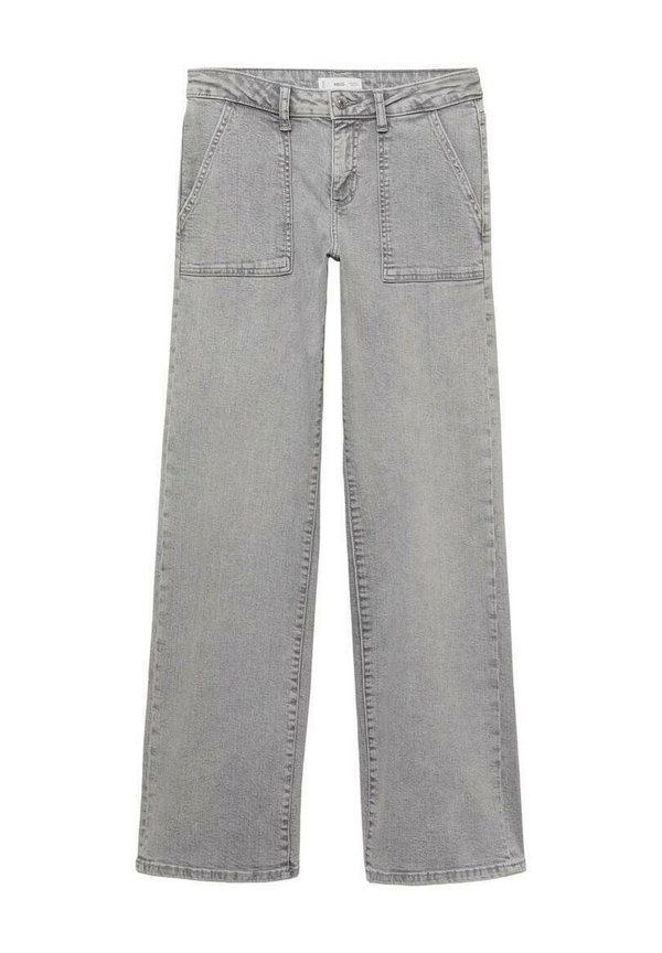 STYLE JUPE-CULOTTE ÉTOILES - Straight leg jeans - gris denim4
