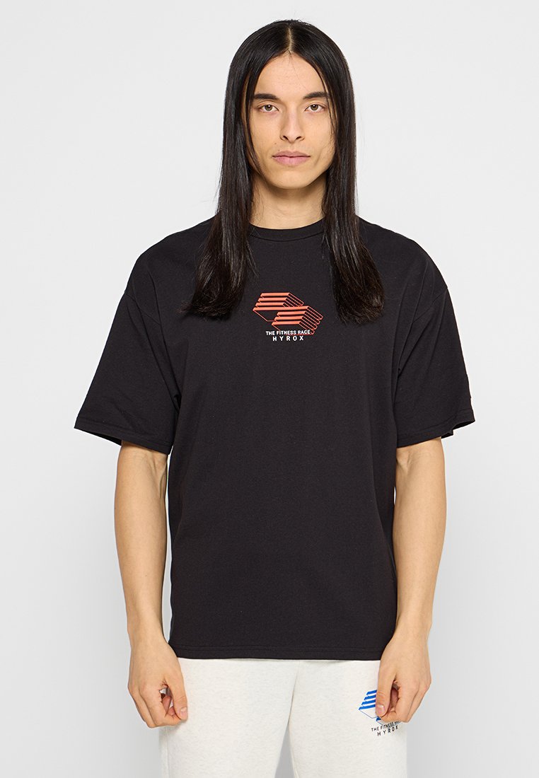 Puma T-shirt print zwart