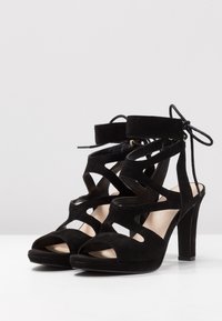 Pier One Sandali con tacco - black