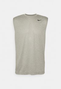TEE RESET - Top - tumbled grey/silver heather/black