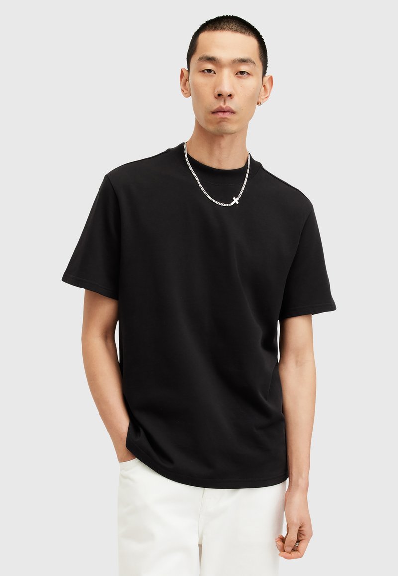 AllSaints NERO CREW - T-shirt - bas - jet black