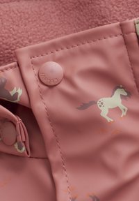 CeLaVi RAINWEAR PRINT FLEECE - Buksedragter - brick dust