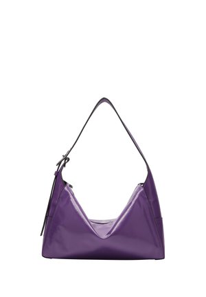 LOU HOBO GERÄUMIGE AUS IN CRINKLE OPTIK - Handbag - lila