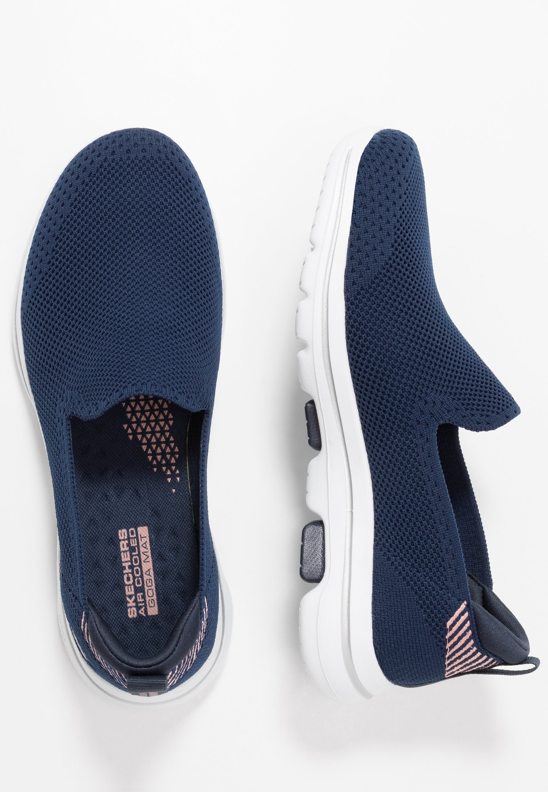 skechers go walk 5 slip on trainers navy