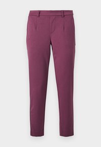 OBJLISA SLIM PANT - Pantalon classique - mauve wine