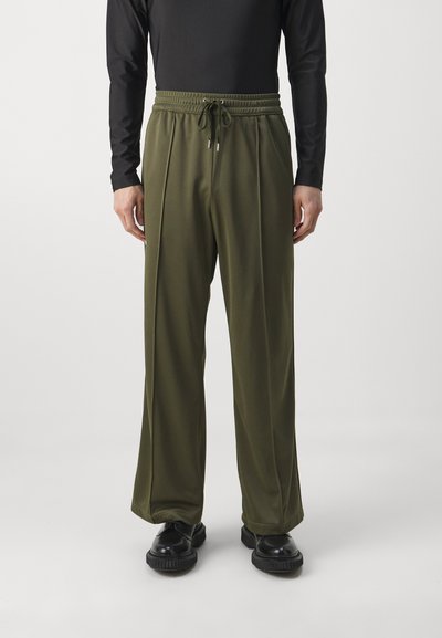 GREEN Stretch Hose Herren - Jogpants Style dunkelgrün