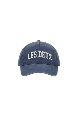 Les Deux, COLLAGE WASHED SOFT BASEBALL - Шапка - dark blue denim