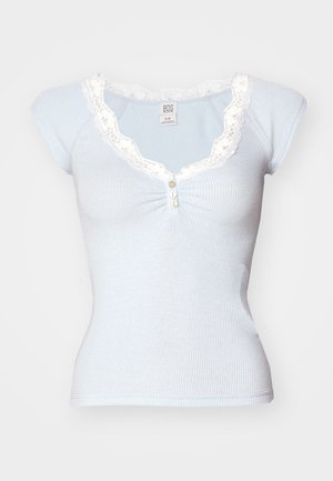 BDG Urban Outfitters DIANA - T-shirt estampada - pale blue