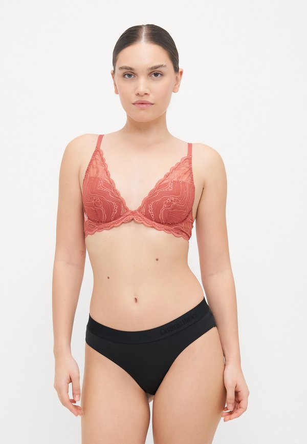 LIGHTLY LINED PLUNGE SENSUAL  - Triangle bra - terrazzo3