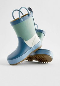 Next PANDA HANDLE - Bottes en caoutchouc - blue colourblock