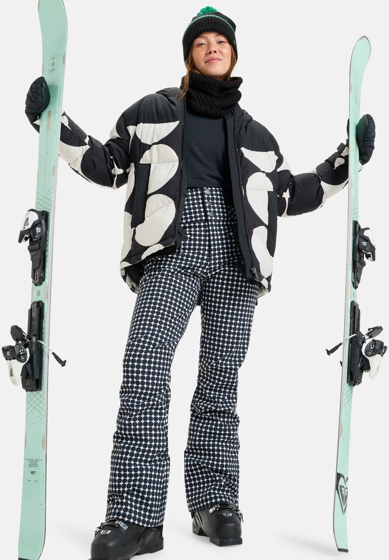 Pantalon Snowboard Roxy Femme – Taille M, Gris, Isolé, Ski, Bootcut, Ventilé