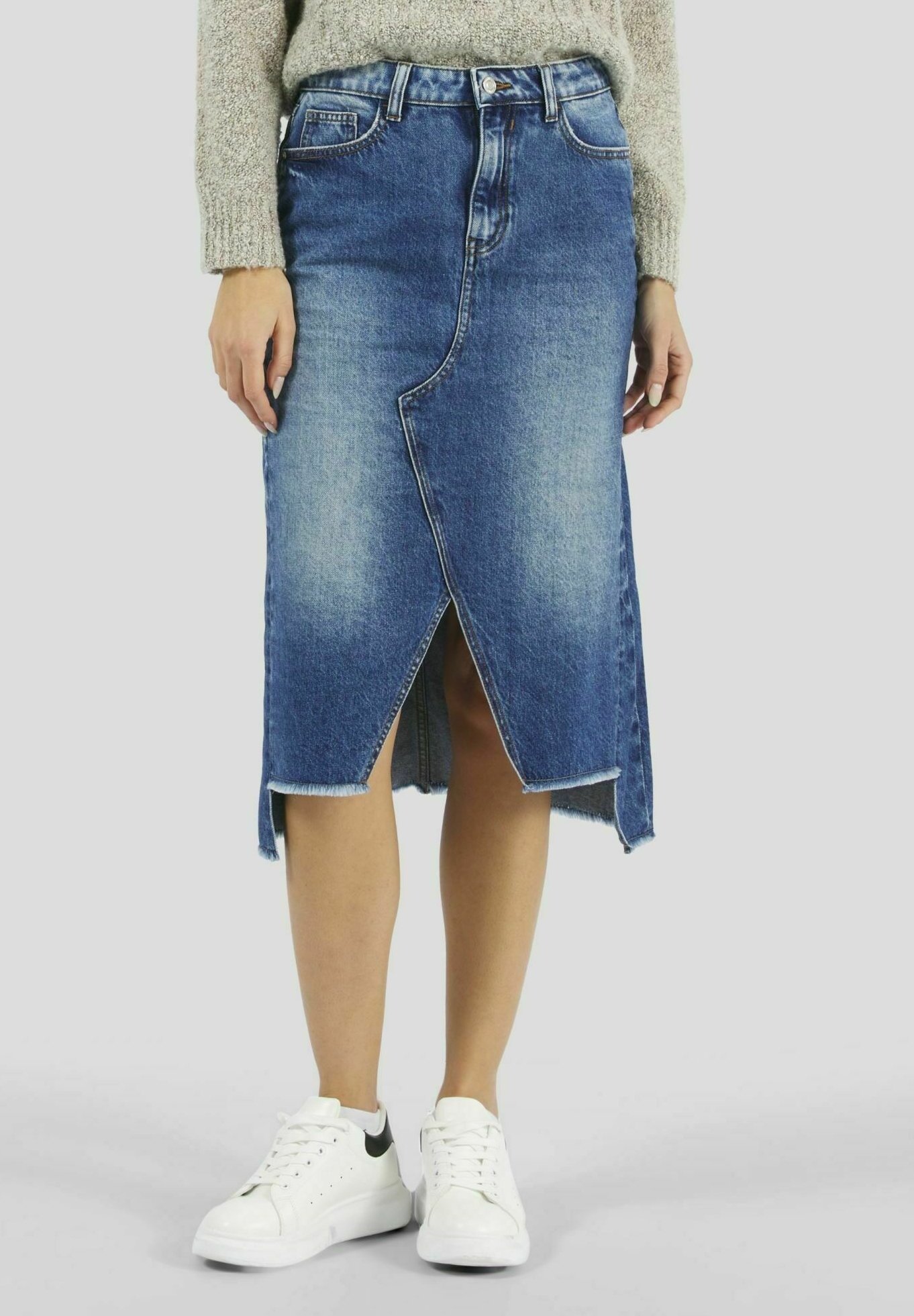 Conbipel Gonna a campana - jeans/blu denim - Zalando.it