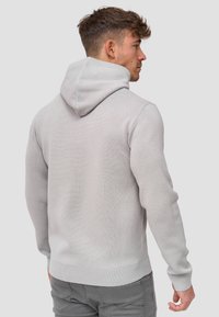 INDICODE JEANS LONGVIEW - Sweat à capuche - lt grey mix