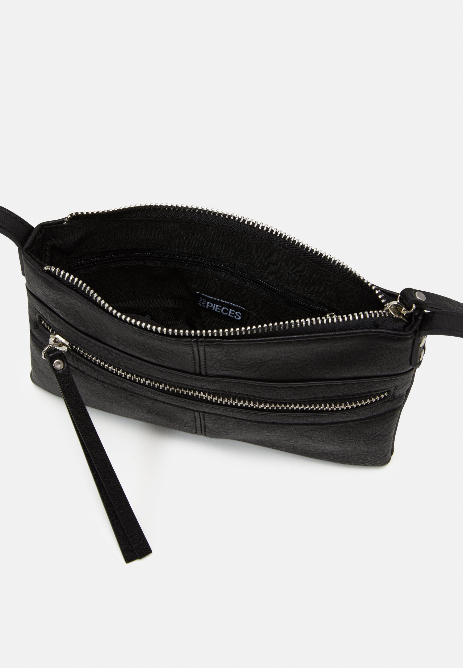 Pieces PCEMSI CROSS BODY Skulderveske blacksvart PARFOIS CROSSBODY BAG PEONY Skulderveske blacksvart