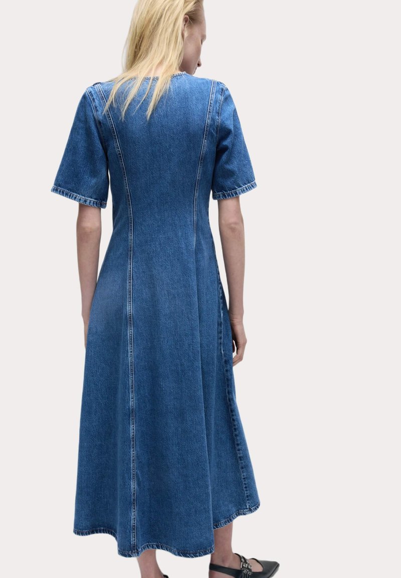 denim dress marks and spencer Trousers Marks And Spencer Denim Dress Marks Spencer Pure Cotton Denim Mini Swing Dress Denim US -