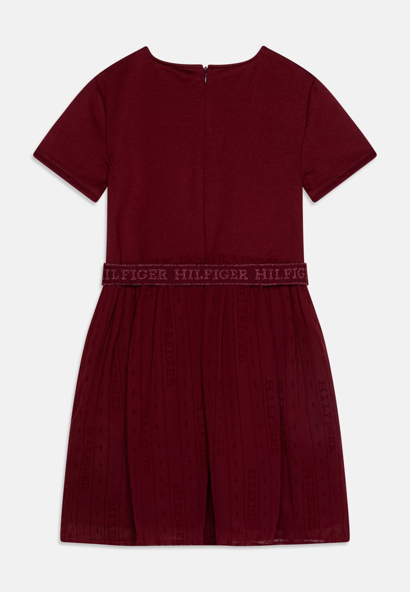 Tommy Hilfiger PUNTO DRESS Jerseyjurk deep rouge/bordeauxrood