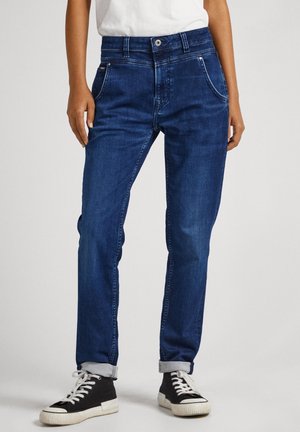Slim fit jeans - dark-blue denim