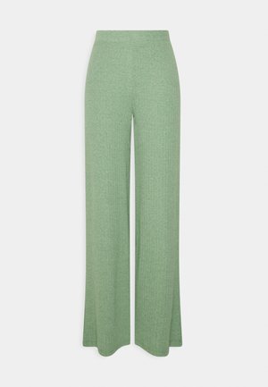 Trousers - mottled dark green